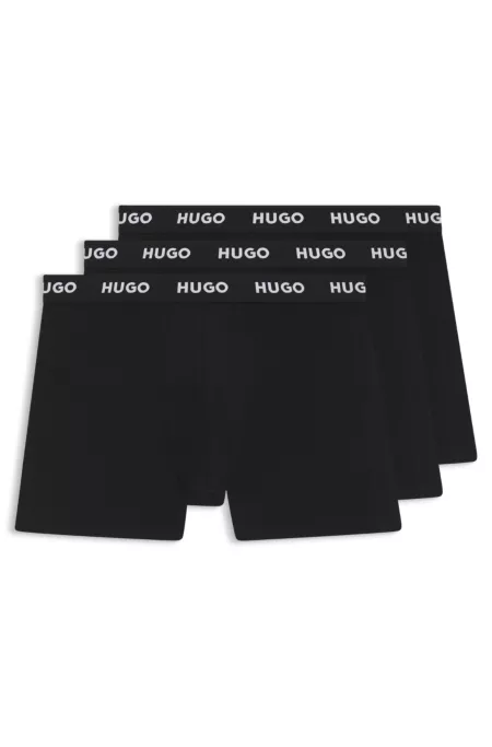 Three-pack of boxer briefs in stretch cotton