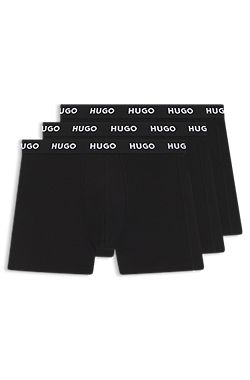 Three-pack of boxer briefs in stretch cotton