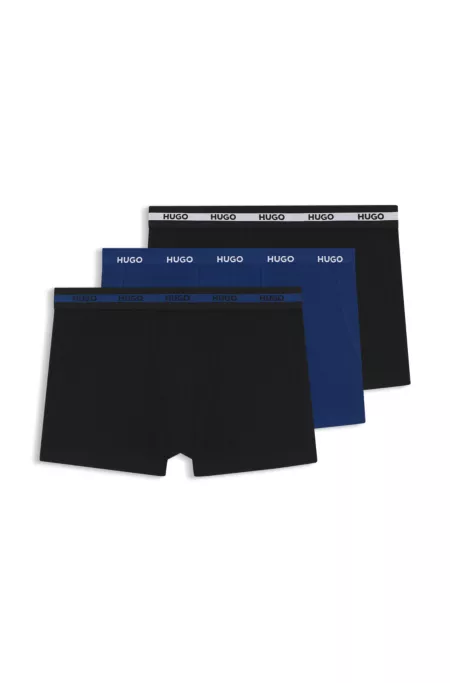 Three-pack of stretch-cotton trunks
