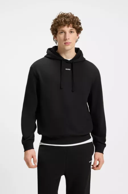 Logo-print tracksuit in cotton terry