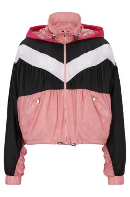 BOSS - BOSS x Alica Schmidt hooded jacket with color-blocking