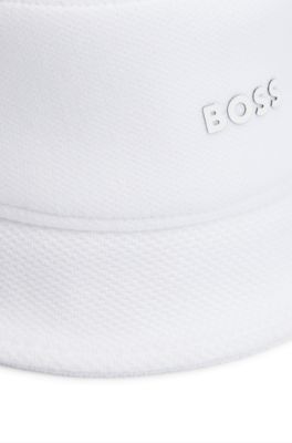 BOSS Kidswear reversible cotton baseball cap - White