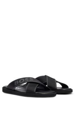 Mens hugo boss clearance slippers