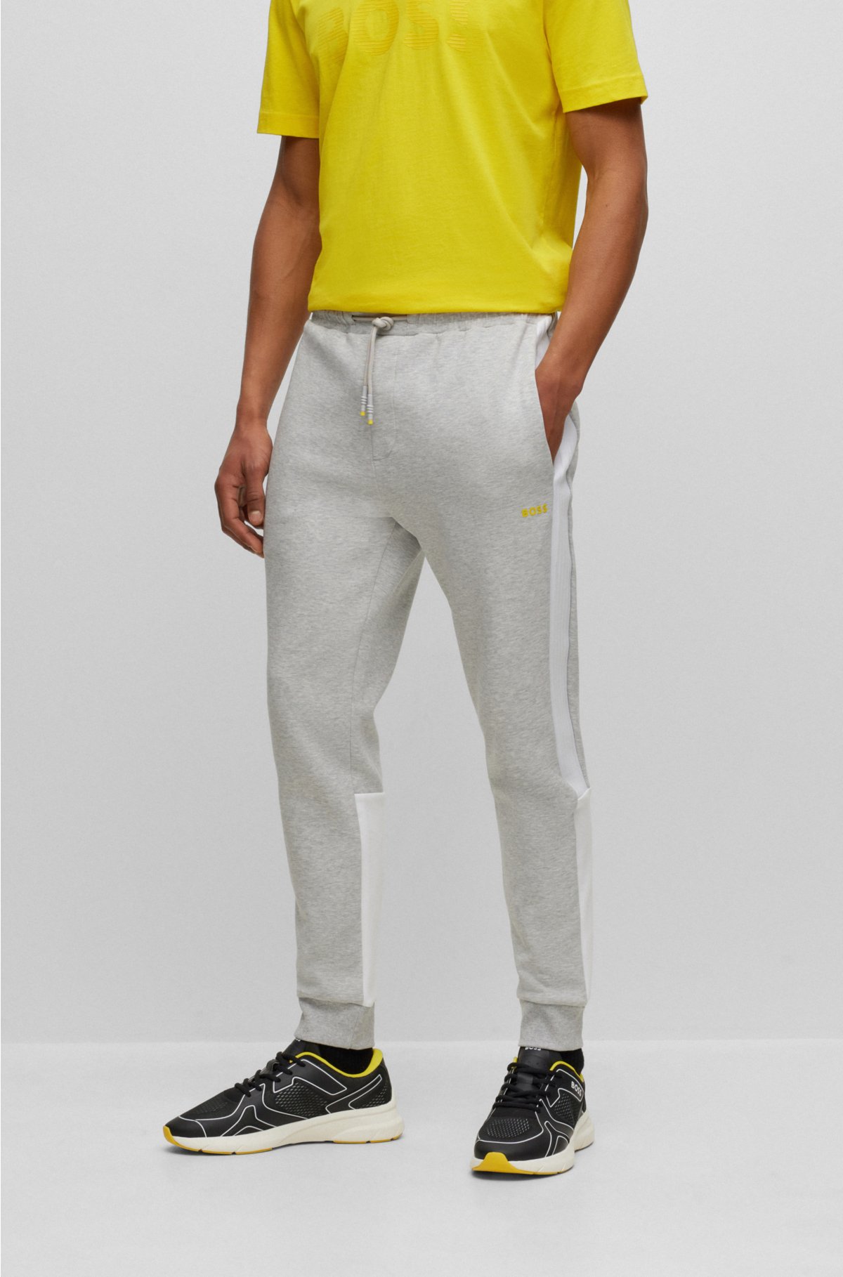 BOSS - tracksuit bottoms with side-stripe tape