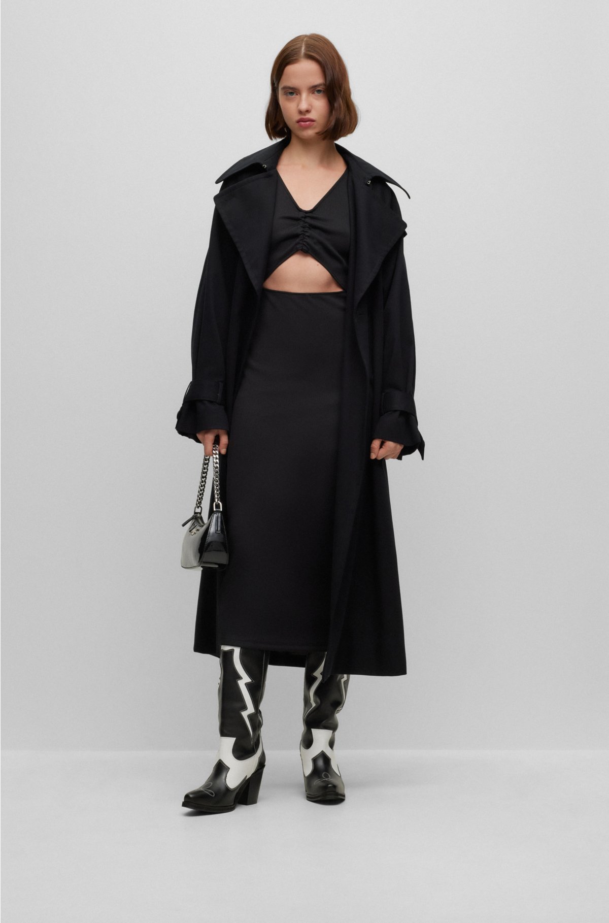 Burberry Woman Blazer Black Size 10 Wool, Elastane