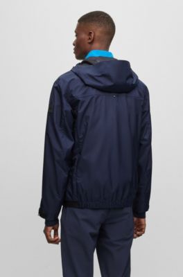 HUGO BOSS - HUGO BOSS キルティング Vネック エンジ サイズ50の通販 