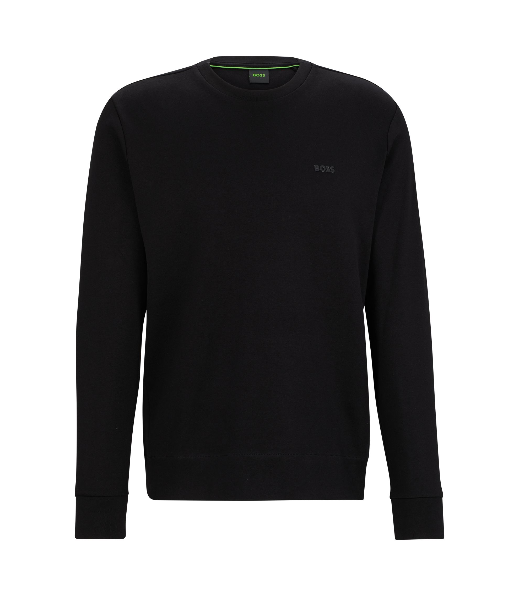 BOSS ブラック トレーナー ロゴ入り hbna50493719_001_100?wid=1980&