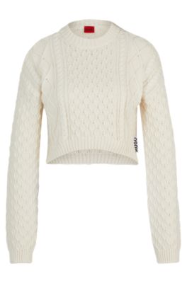 Hugo boss 2025 cable knit jumper