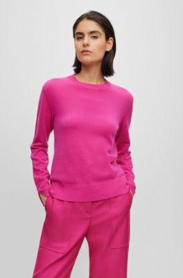 BOSS - Crew-neck sweater in cashmere