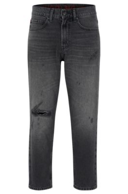 HUGO - denim Regular-fit jeans rigid gray in