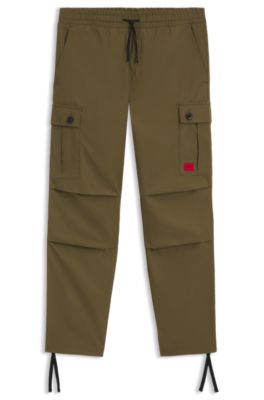 Pantalones cargo slim fit en algod&oacute;n antidesgarros, Cal