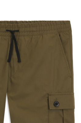 Pantalones cargo slim fit en algod&oacute;n antidesgarros, Cal