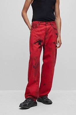 Hugo boss shop red jeans