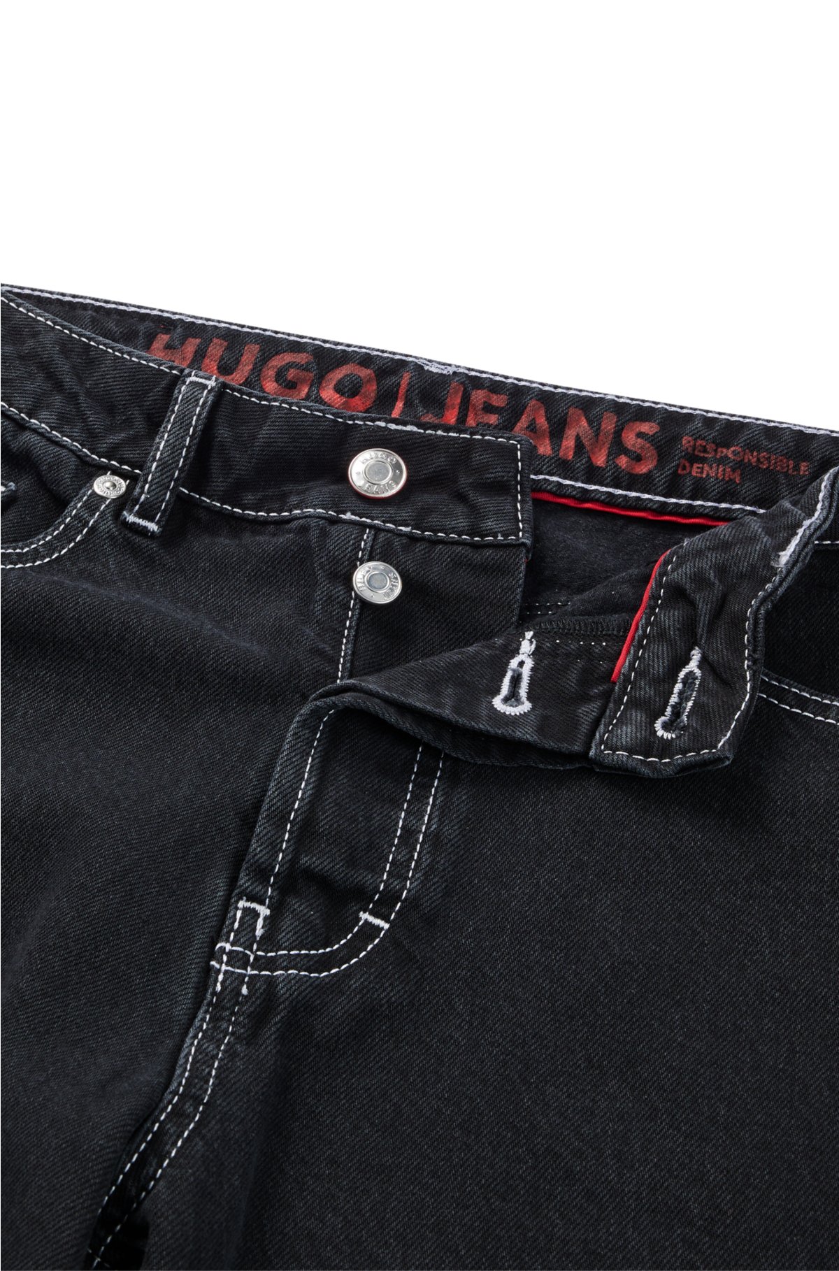 Men's Jeans Men Contrast Stitching Cargo Jeans Jeans for Men (Color :  White, Size : Large) : : Clothing, Shoes & Accessories