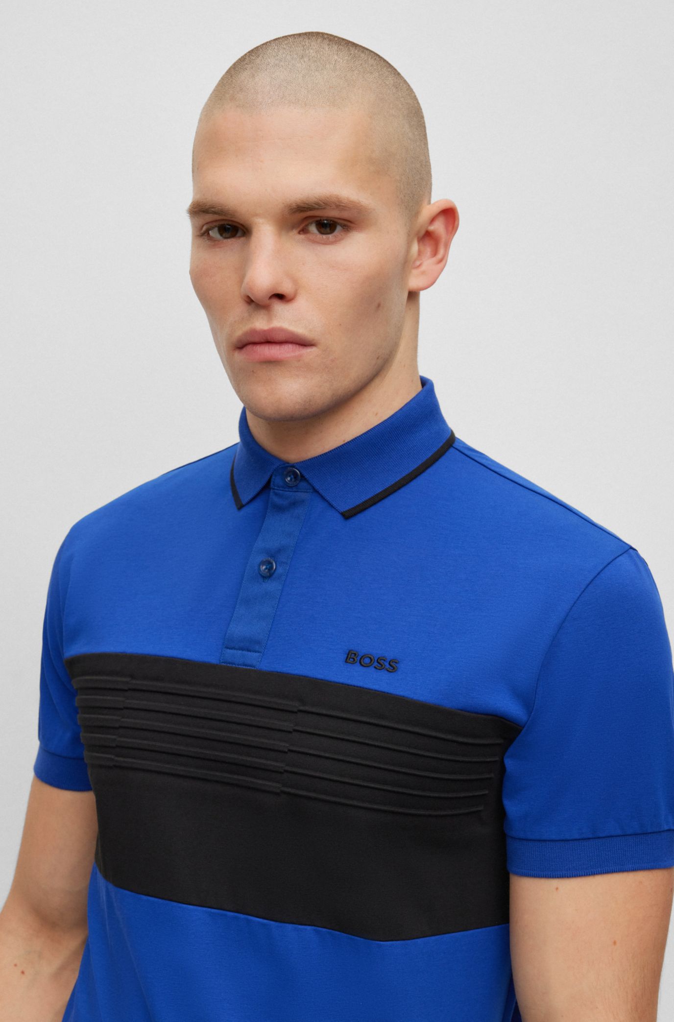 Blue hugo outlet boss polo