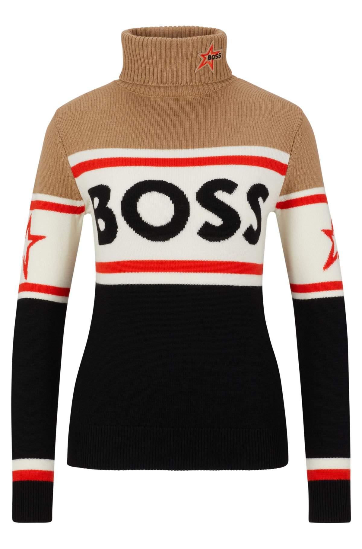 BOSS - BOSS x Perfect Moment logo sweater in virgin wool