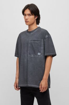 Oversize Logo Cotton Jersey T-shirt