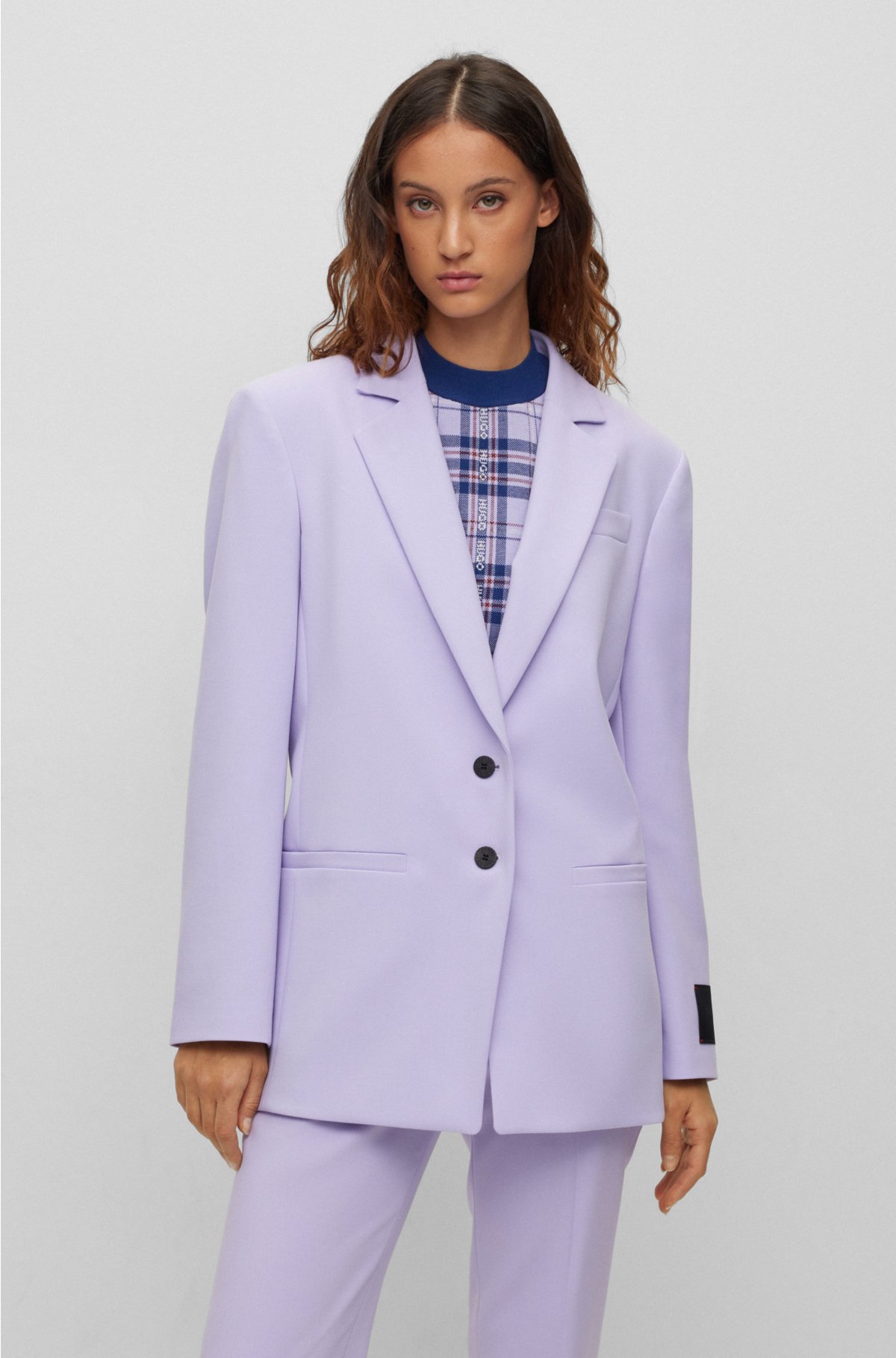 Purple stretch Woman Suit
