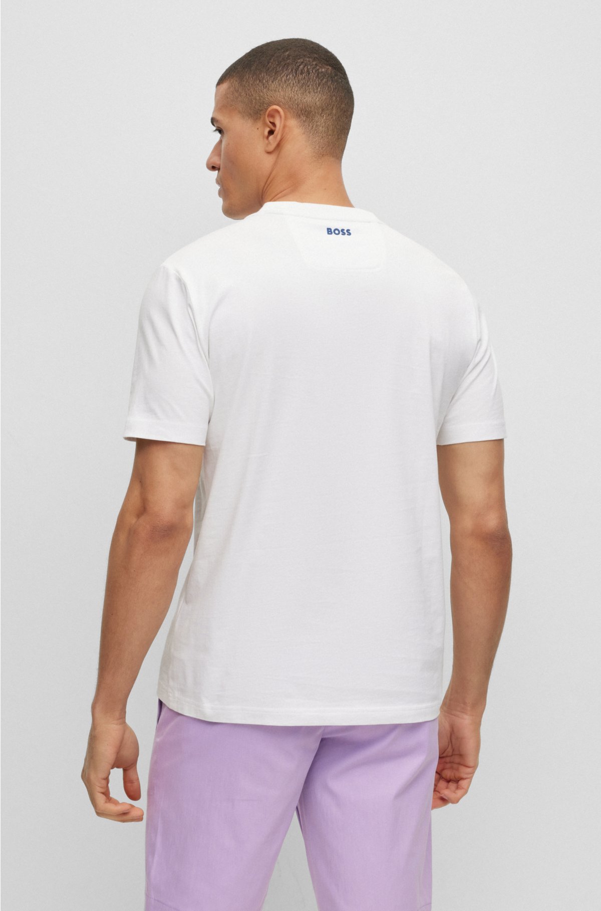 Grandad-Collar Logo-Embroidered Cotton-Piqué Shirt
