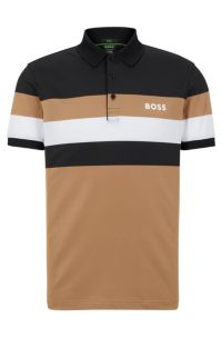 BOSS - BOSS x Matteo Berrettini slim-fit striped polo shirt