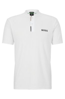 BOSS - BOSS x Matteo Berrettini slim-fit polo shirt