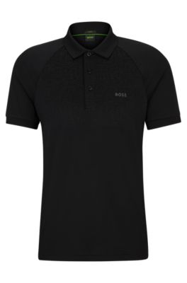 Hugo boss polo 2025 black and gold