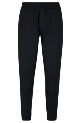 BOSS - Cuffed tracksuit bottoms in active-stretch fabric