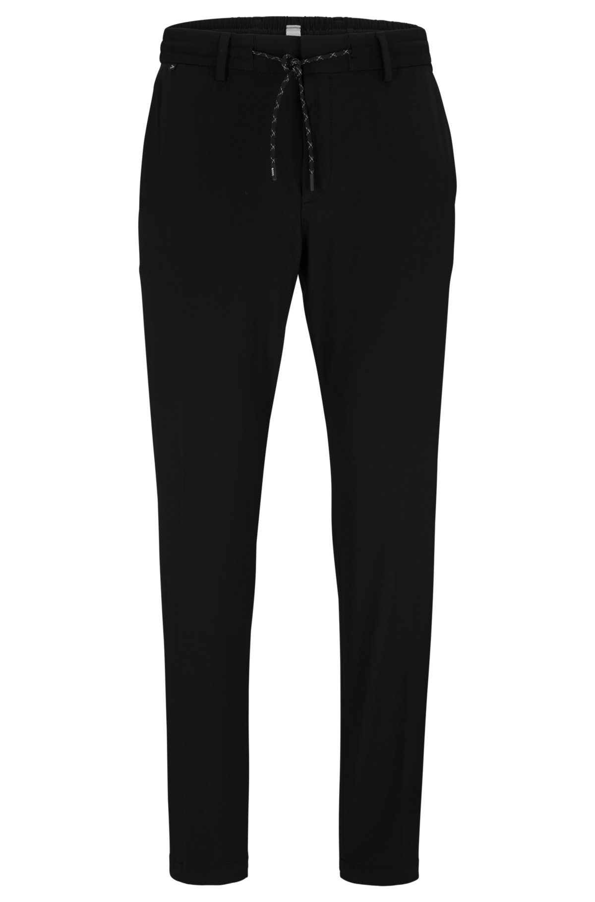 BOSS - in performance-stretch jersey Slim-fit trousers