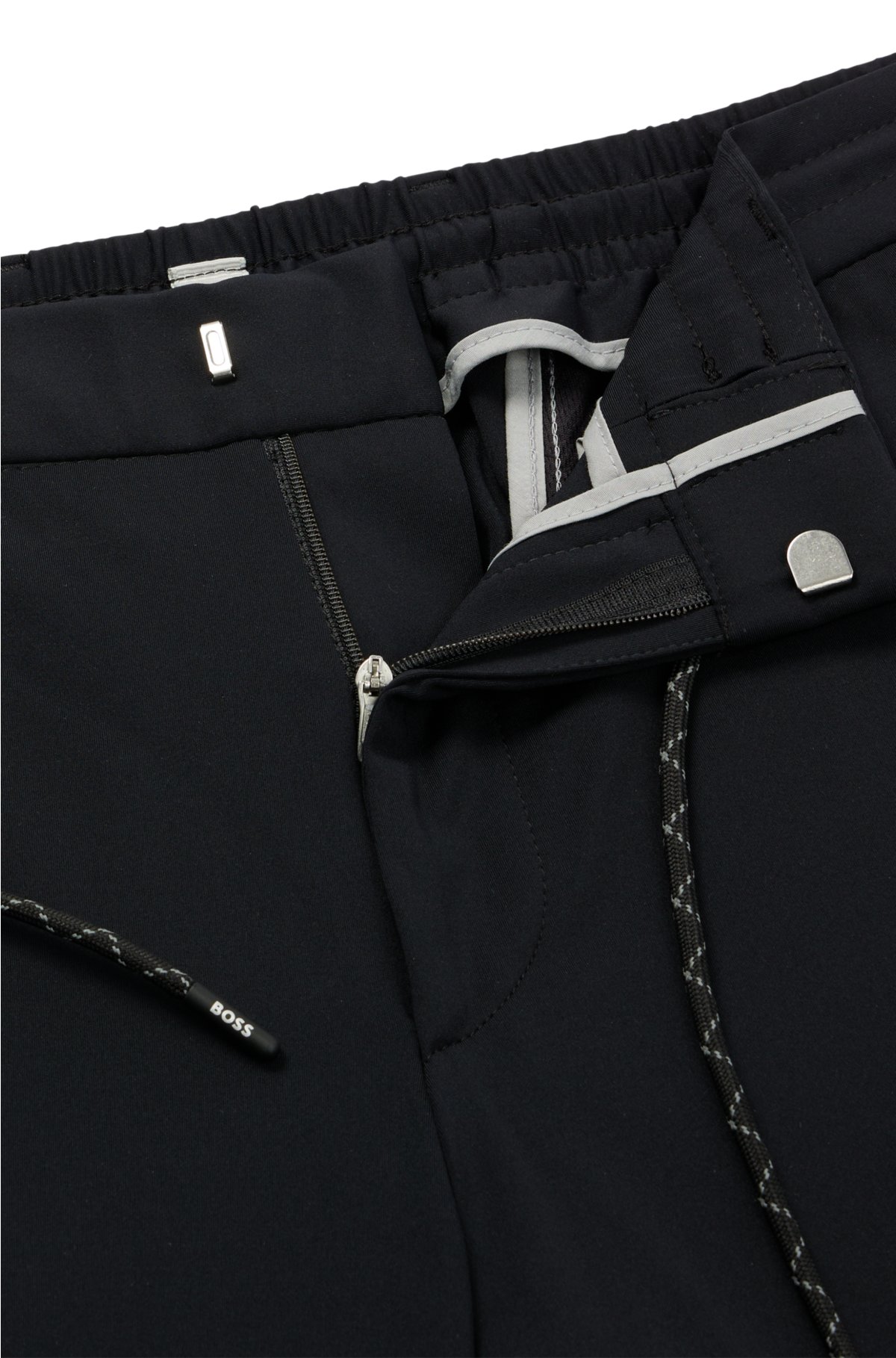 Slim-fit - performance-stretch trousers in jersey BOSS