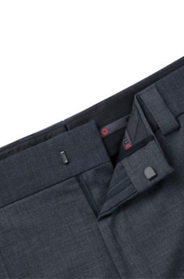 HUGO Slimfit trousers with pressstud side seams
