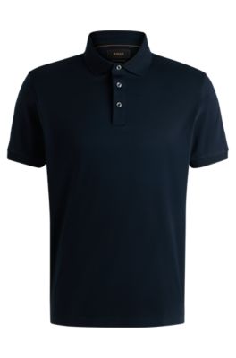 BOSS - Regular-fit polo shirt in mercerized Italian cotton