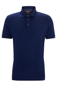 Italian polo in - BOSS Regular-fit shirt cotton mercerized