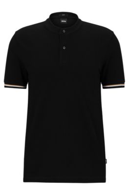 Polo t hotsell shirt no collar