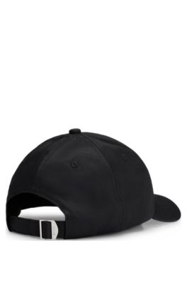 Casquette en twill de coton &agrave; logo brod&eacute;, Noir