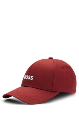 Casquette en twill de coton &agrave; logo brod&eacute;, Brun chin&eacute;