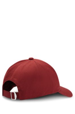 Casquette en twill de coton &agrave; logo brod&eacute;, Brun chin&eacute;