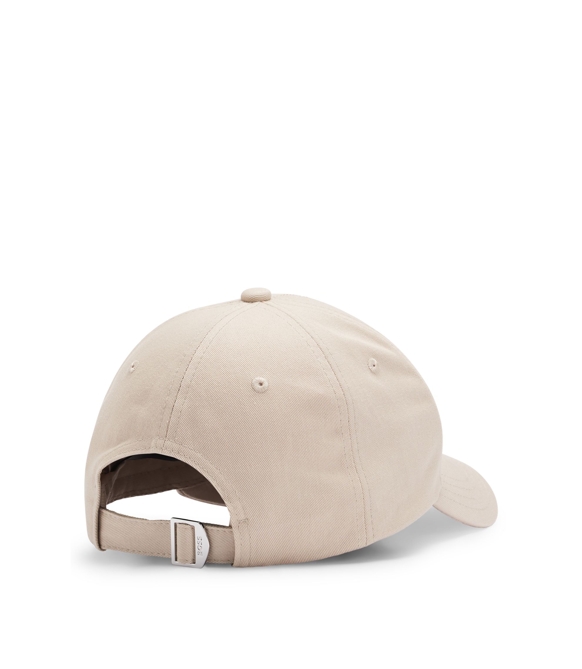 BOSS - Cotton-twill cap with embroidered logo - Light Beige
