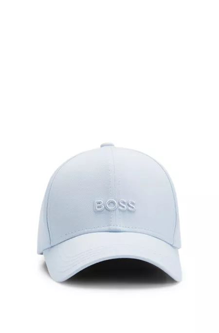 Cotton-twill cap with embroidered logo