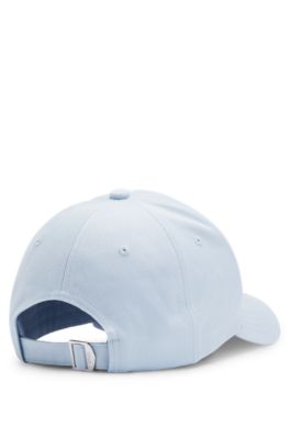 Casquette en twill de coton &agrave; logo brod&eacute;, bleu clair