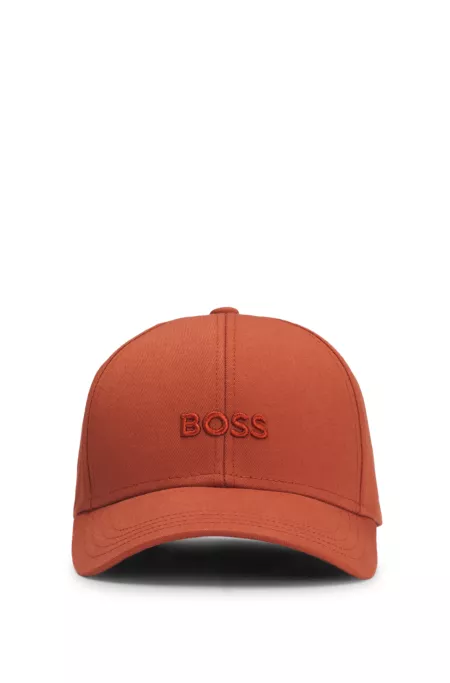 Cotton-twill cap with embroidered logo