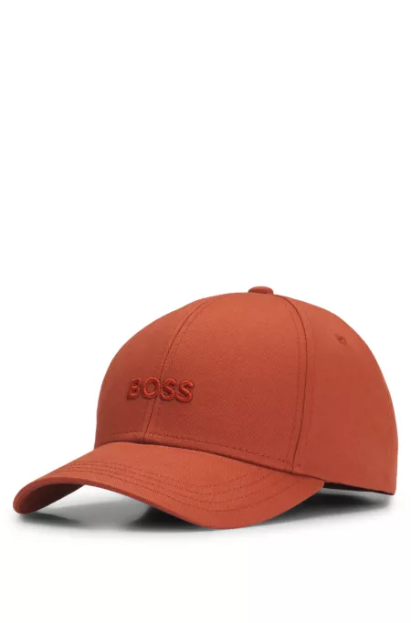 Cotton-twill cap with embroidered logo