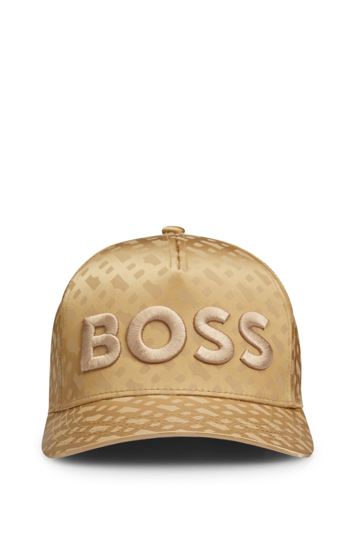 größter Rabatt BOSS - Monogram-jacquard cap with logo oversize