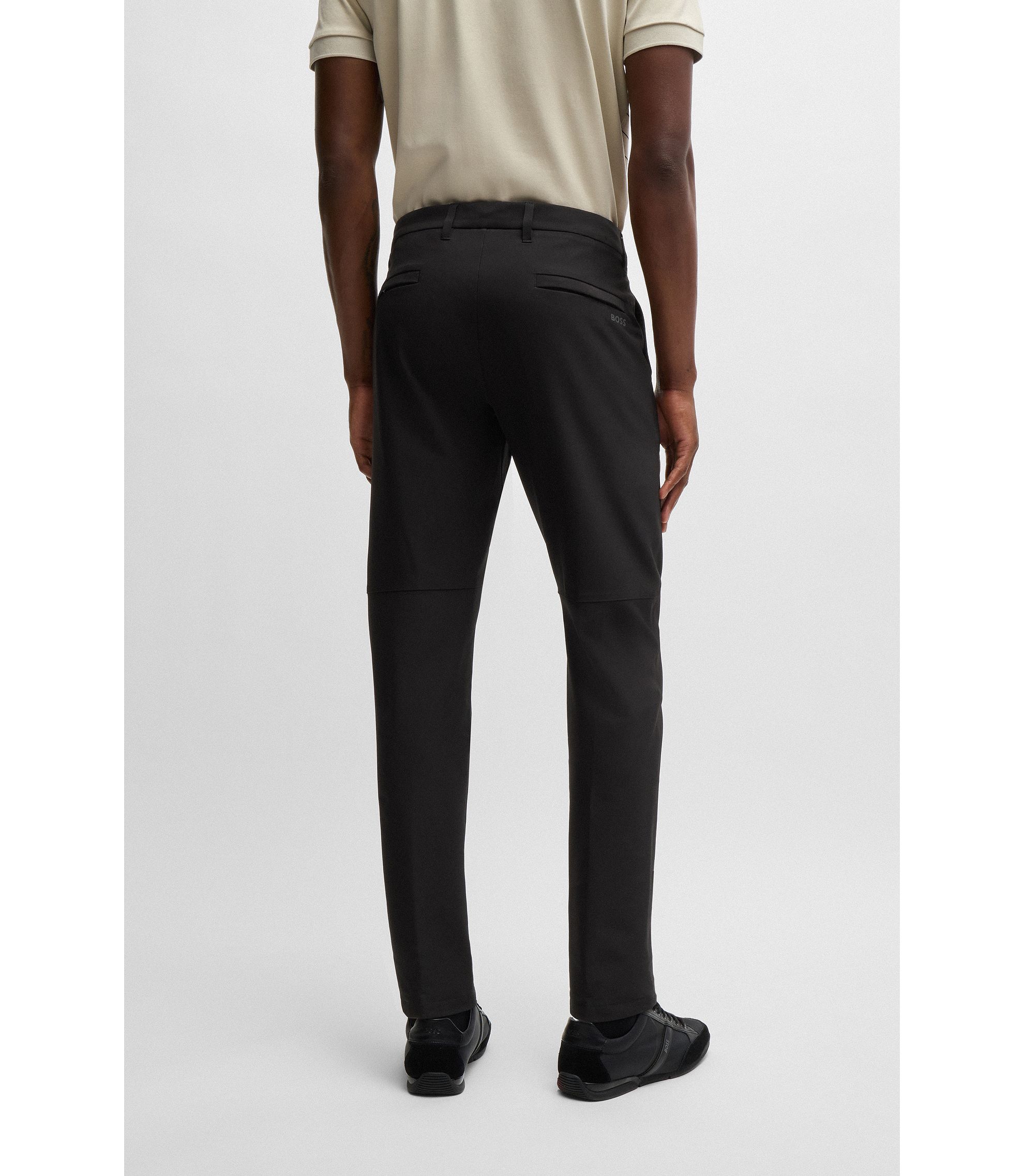 BOSS - Slim-fit chinos in easy-iron four-way stretch fabric BOSS - Slim-fit chinos in easy-iron four-way stretch fabric