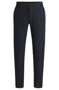 BOSS - Slim-fit chinos in easy-iron four-way stretch fabric 
