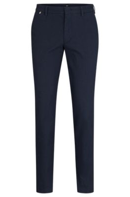 BOSS stretch Slim-fit in - two-tone chinos cotton