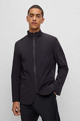 Extra-slim-fit jacket in bi-stretch fabric