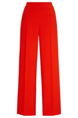 BOSS - High-waisted trousers with a wide leg