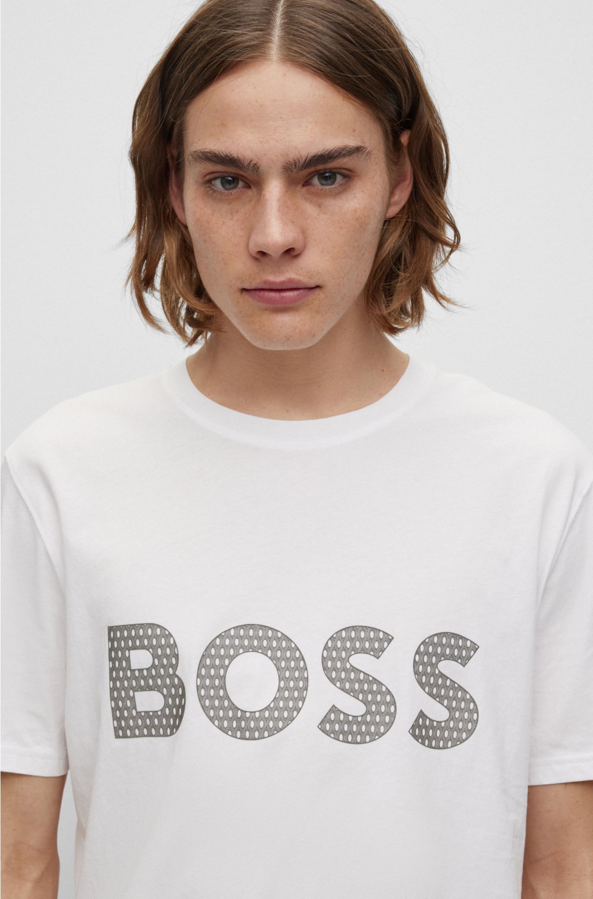 BOSS T-shirt with logo detail
