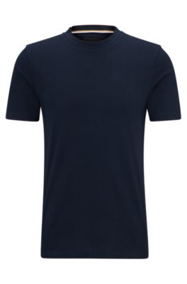 BOSS - Cotton-jersey T-shirt with printed logo