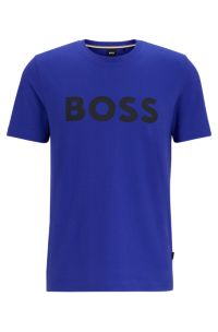 BOSS - Cotton-jersey T-shirt with logo print 